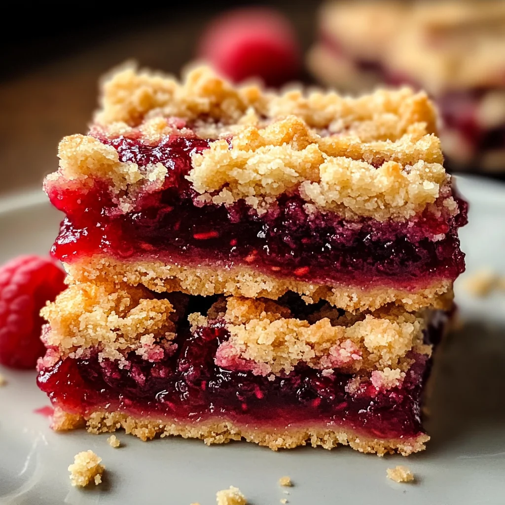 Fabulous Five Ingredient Raspberry Bars