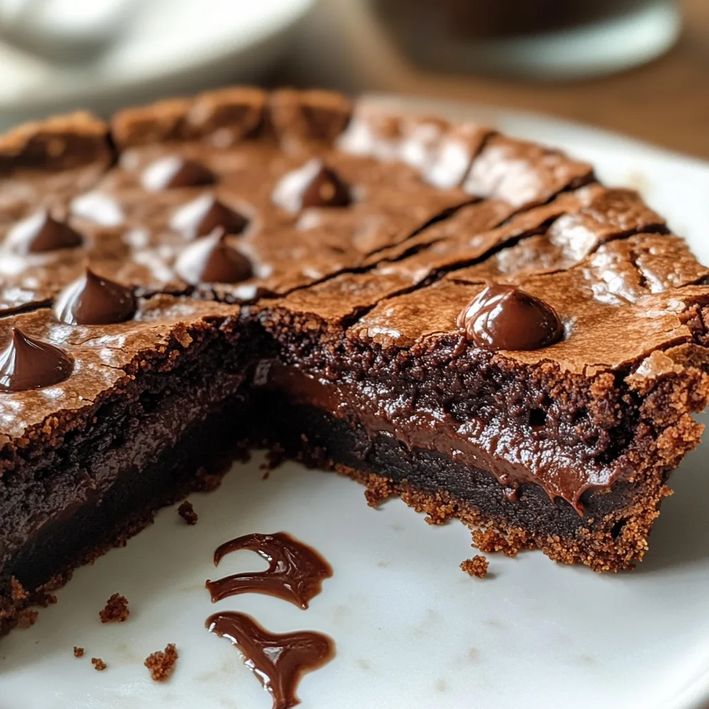 Gooey Brownie Pie