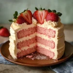 Homemade Strawberry Cake