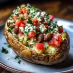 Mediterranean Loaded Baked Potato Recipe