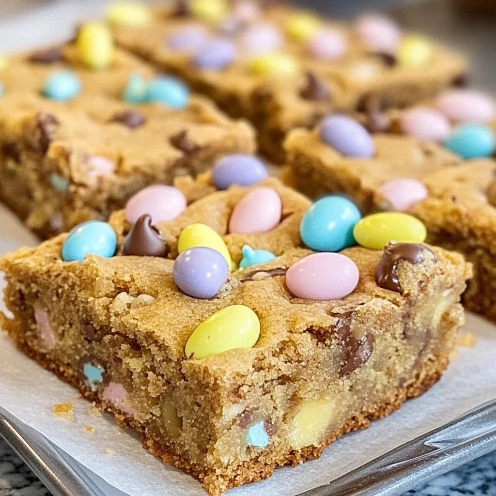 Mini Egg Cookie Bars!