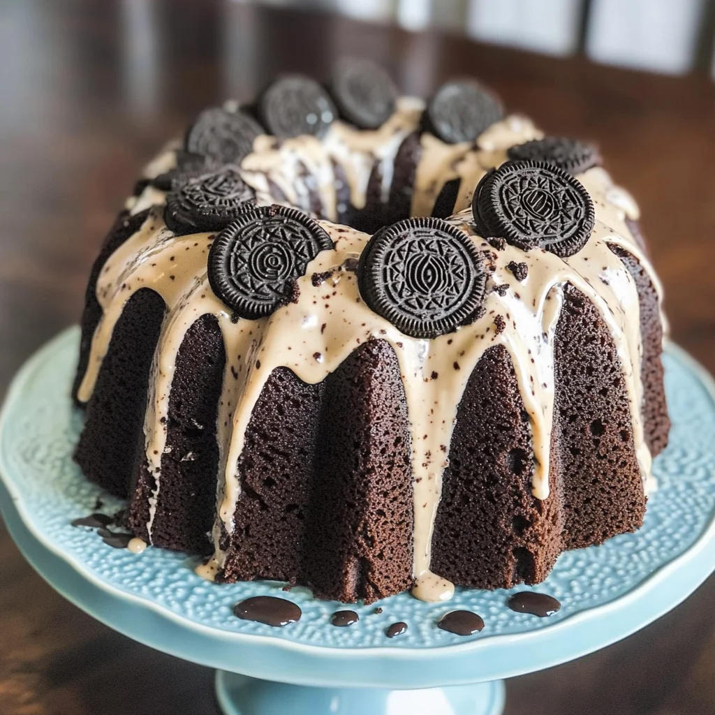 Oreo Bundt Cake