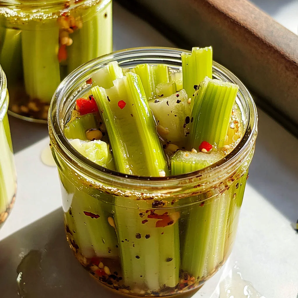 Pickled celery