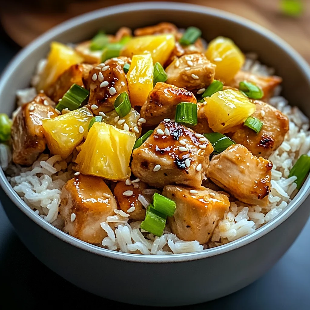 Pineapple Chicken and Rice