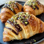 Pistachio Chocolate Croissants - Nutty & Decadent