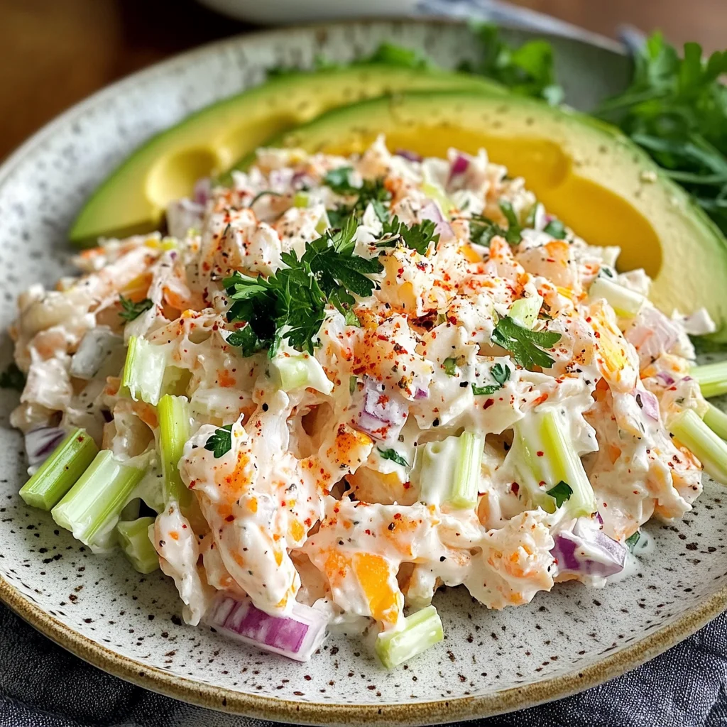 Salade Crabe Crémeuse