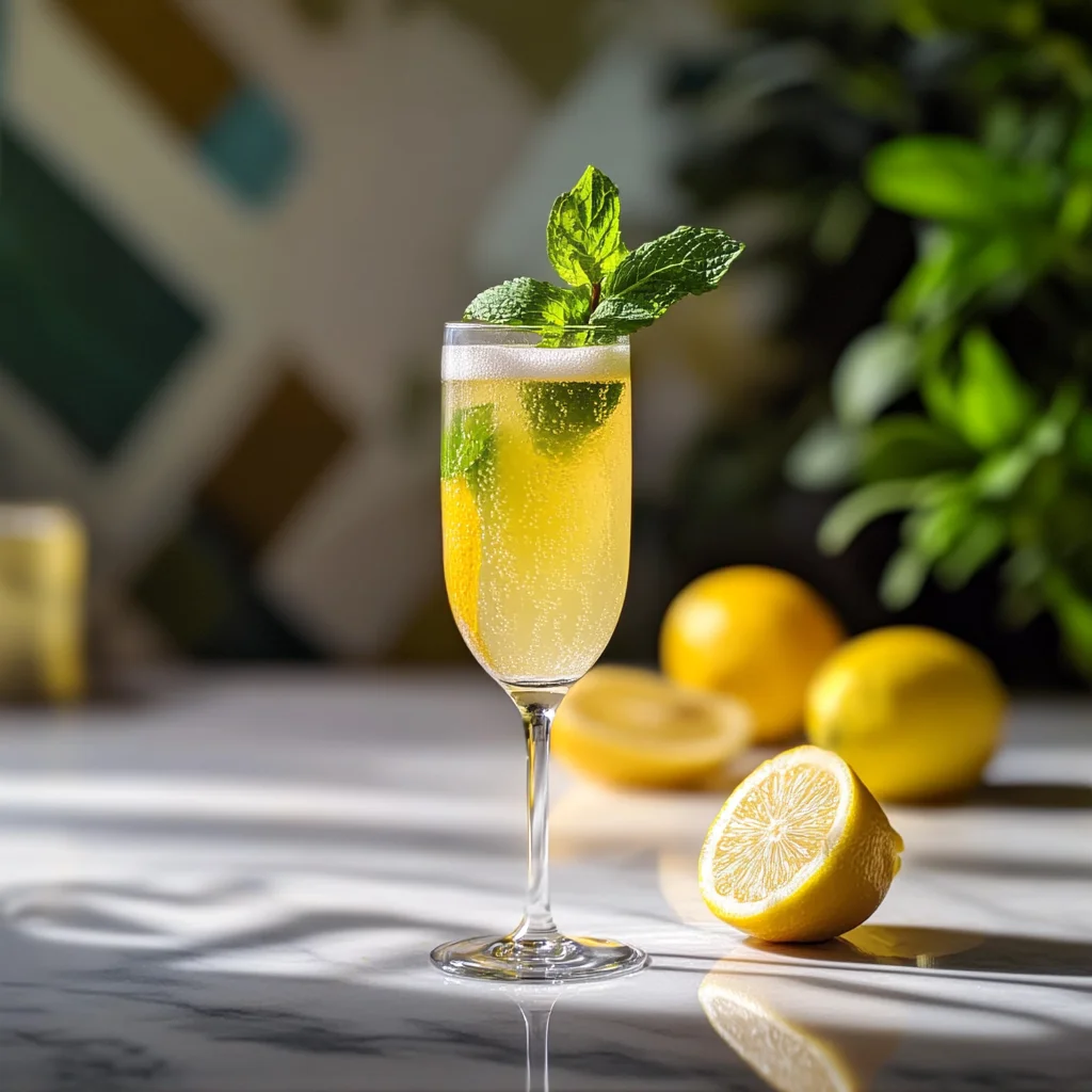 Sparkling Limoncello Cocktail