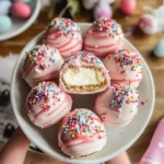 Strawberry Cheesecake Easter Egg Bites