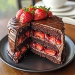 Strawberry Chocolate Cake – A Luscious, Decadent Treat