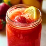 Strawberry Lemonade Concentrate for Canning