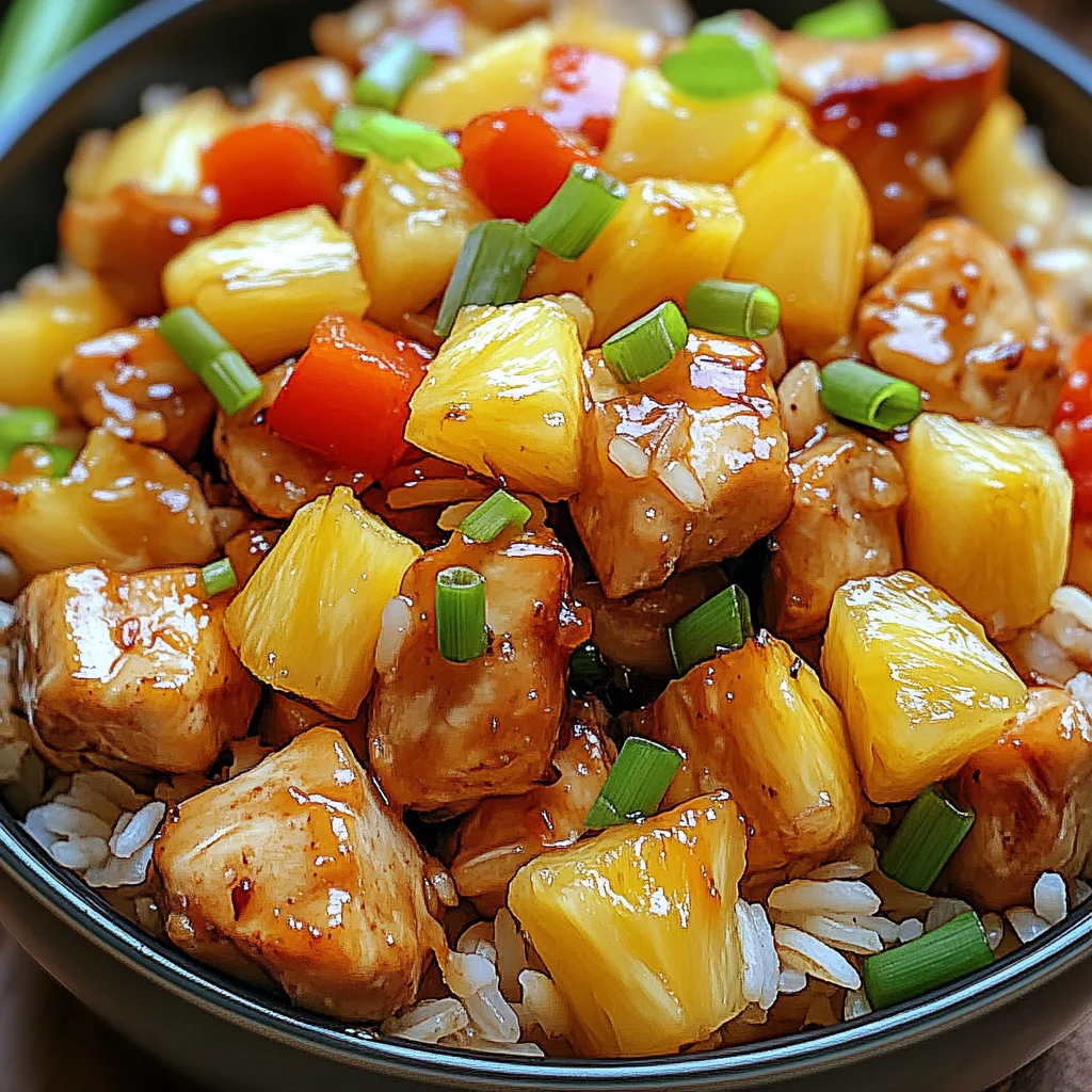 Sweet and Savory Pineapple Chicken and Rice Recipe
