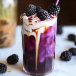 Blackberry Tea Iced Tea Latte