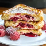 Brioche French Toast with Creamy Raspberry Cheesecake