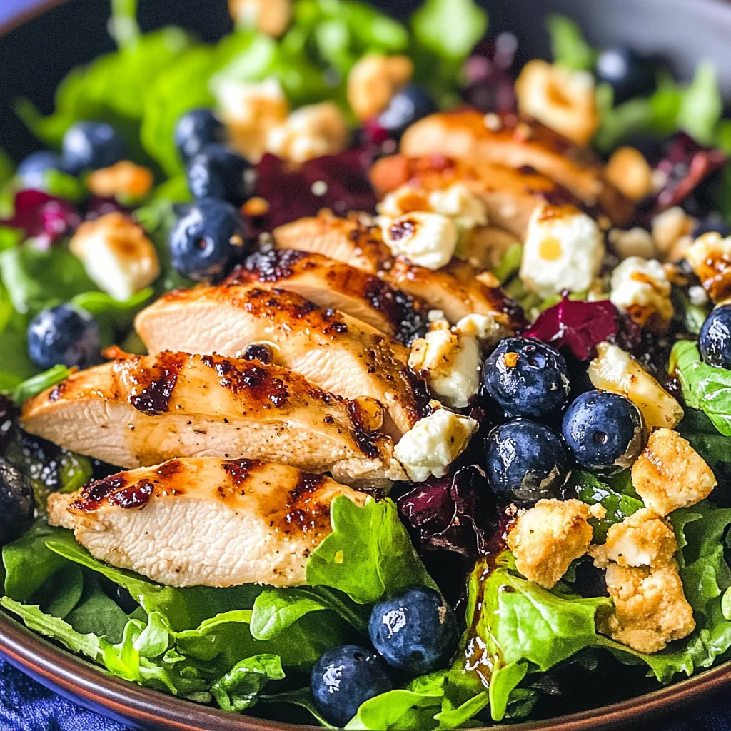 Chicken Blueberry Feta Salad