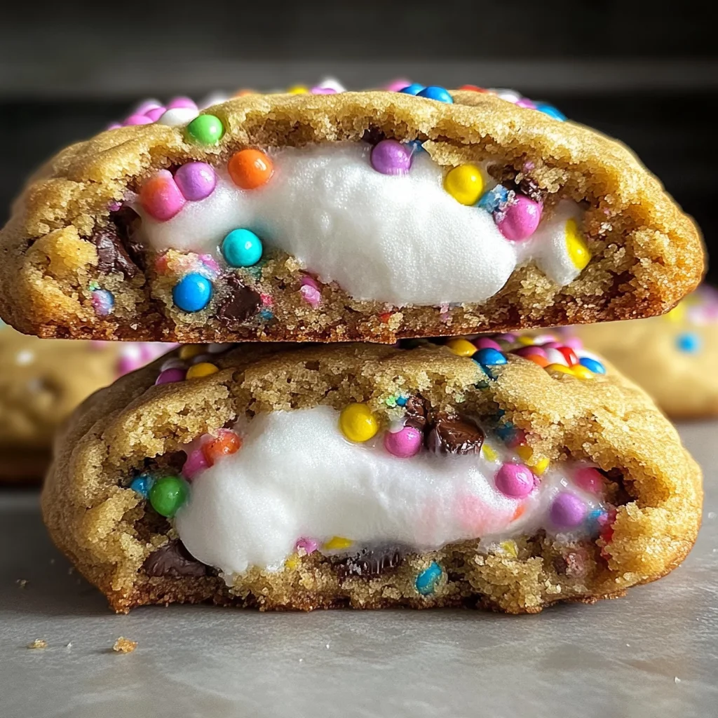 Chocolate Chip Peep Stuffed Easter Cookies