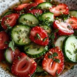 Cucumber Strawberry Salad