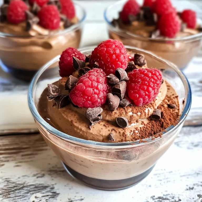 Easy Blender Cottage Cheese Chocolate Mousse