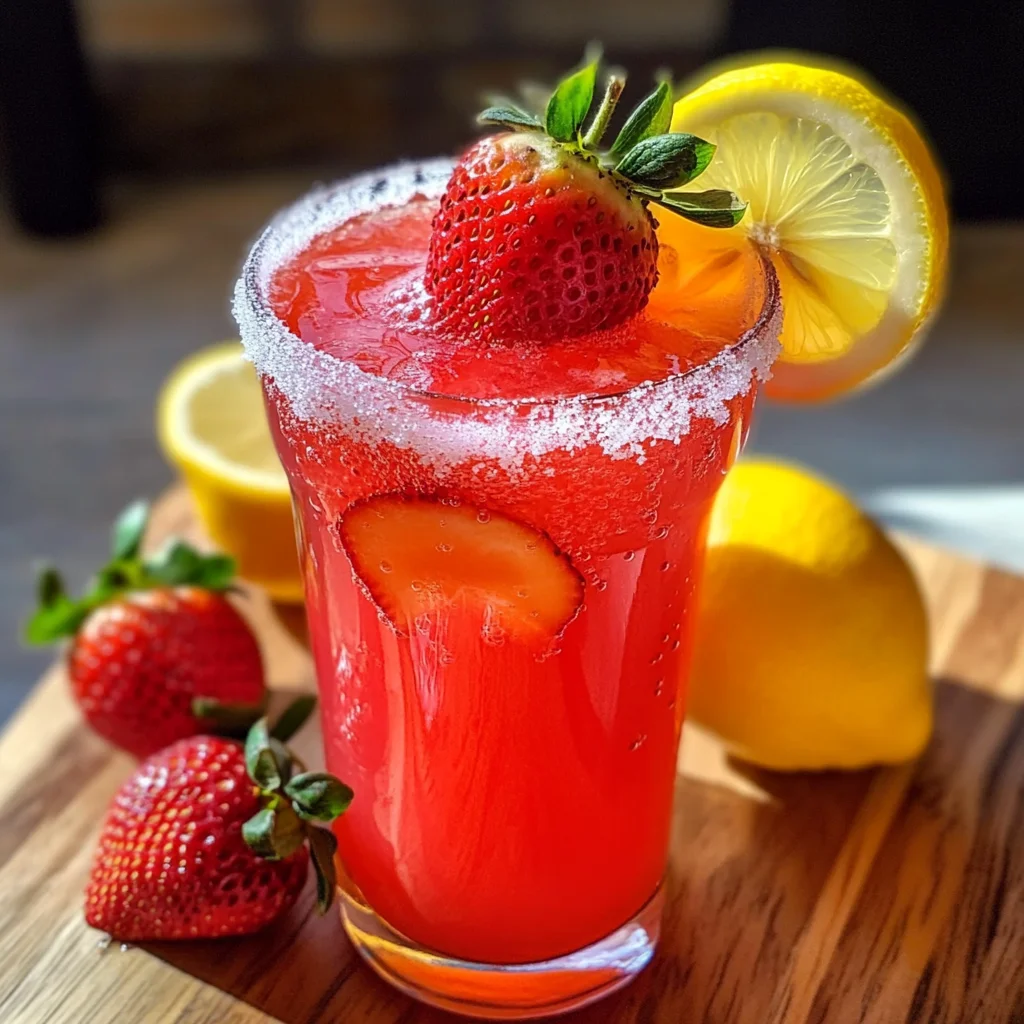Easy Strawberry Lemonade