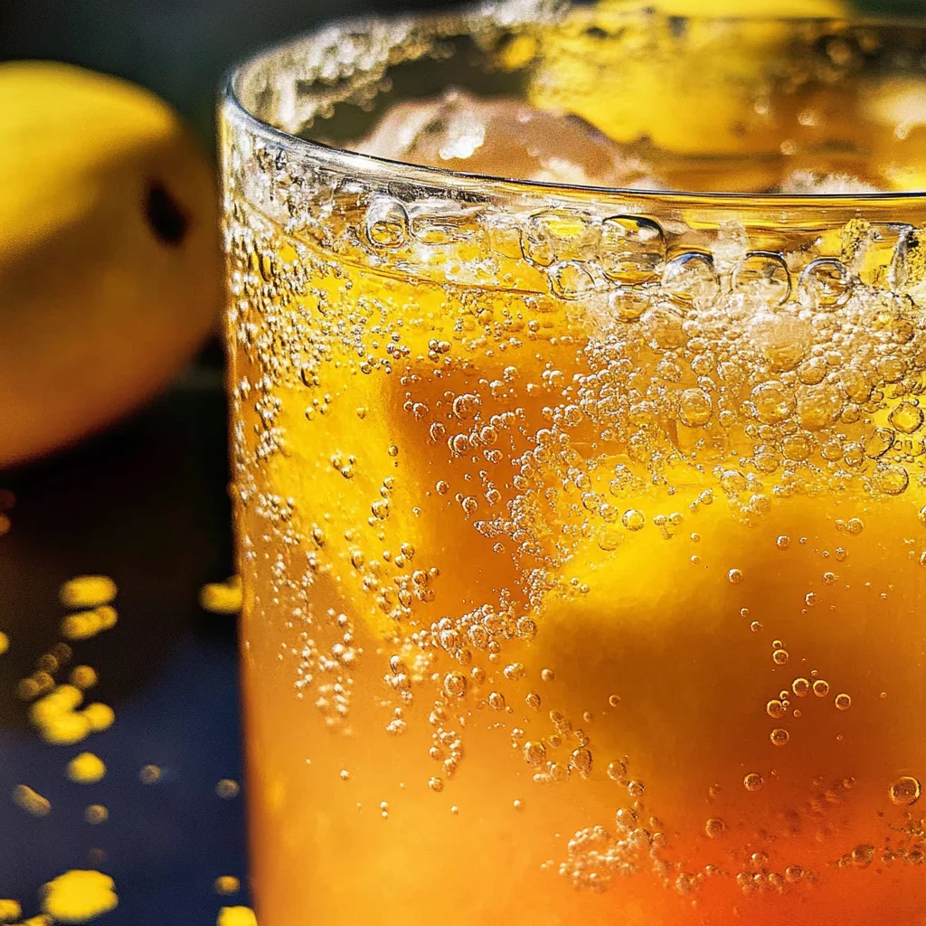 Fiery Golden Mango Tonic Pitcher
