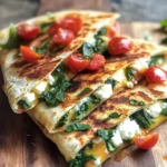 Fresh Mediterranean Quesadillas