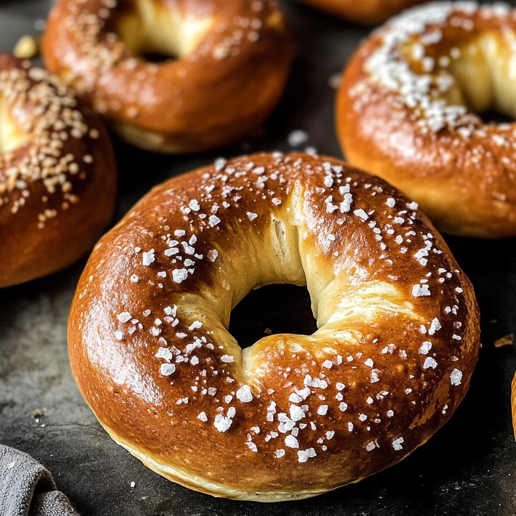 Homemade Pretzel Bagels