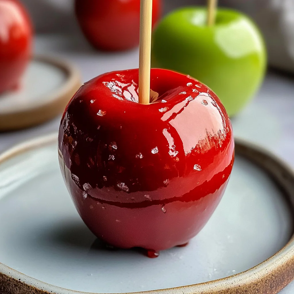 Homemade Toffee Apples (Candy Apples)