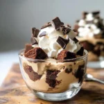 Irish Cream Brownie Trifles