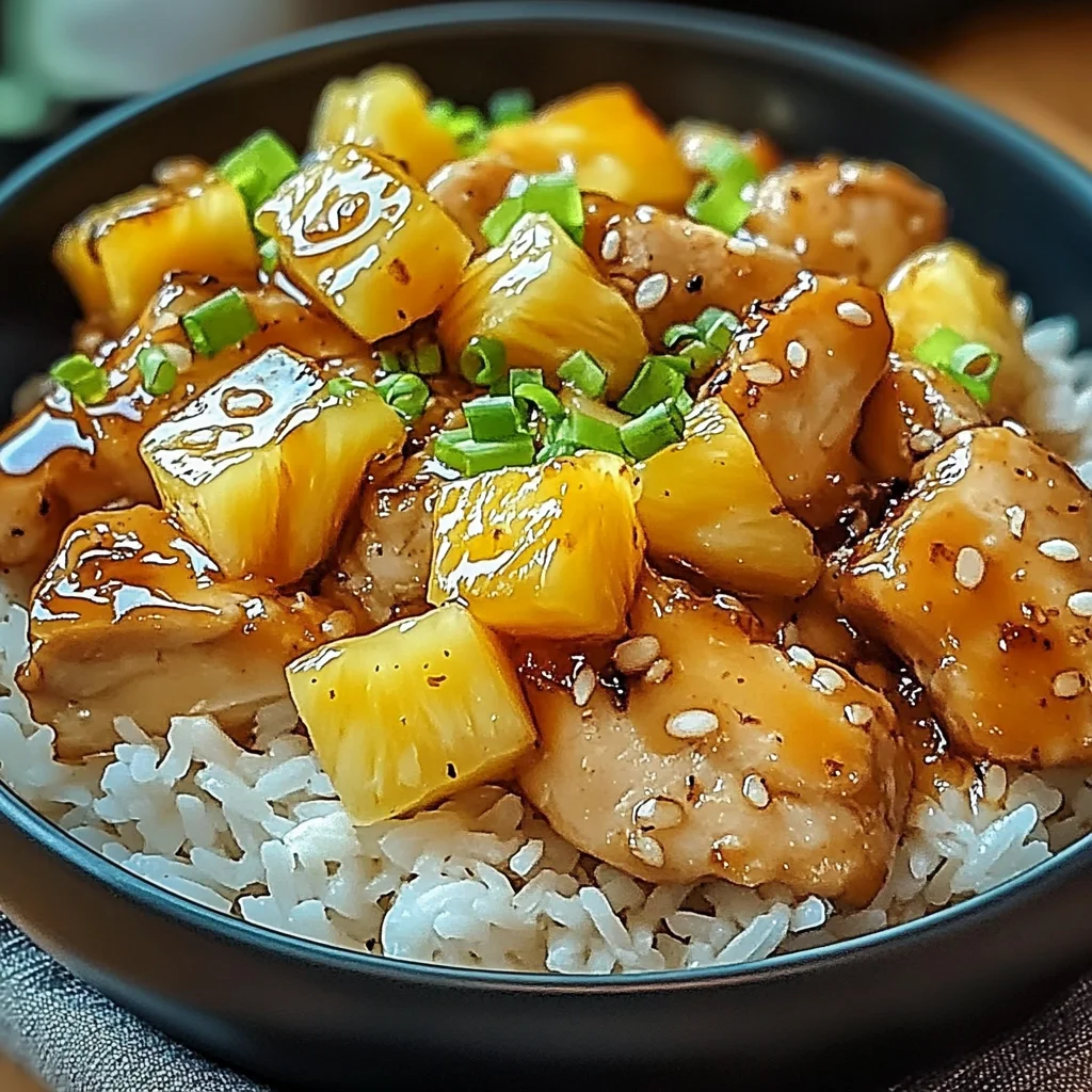 Irresistible Pineapple Chicken and Rice