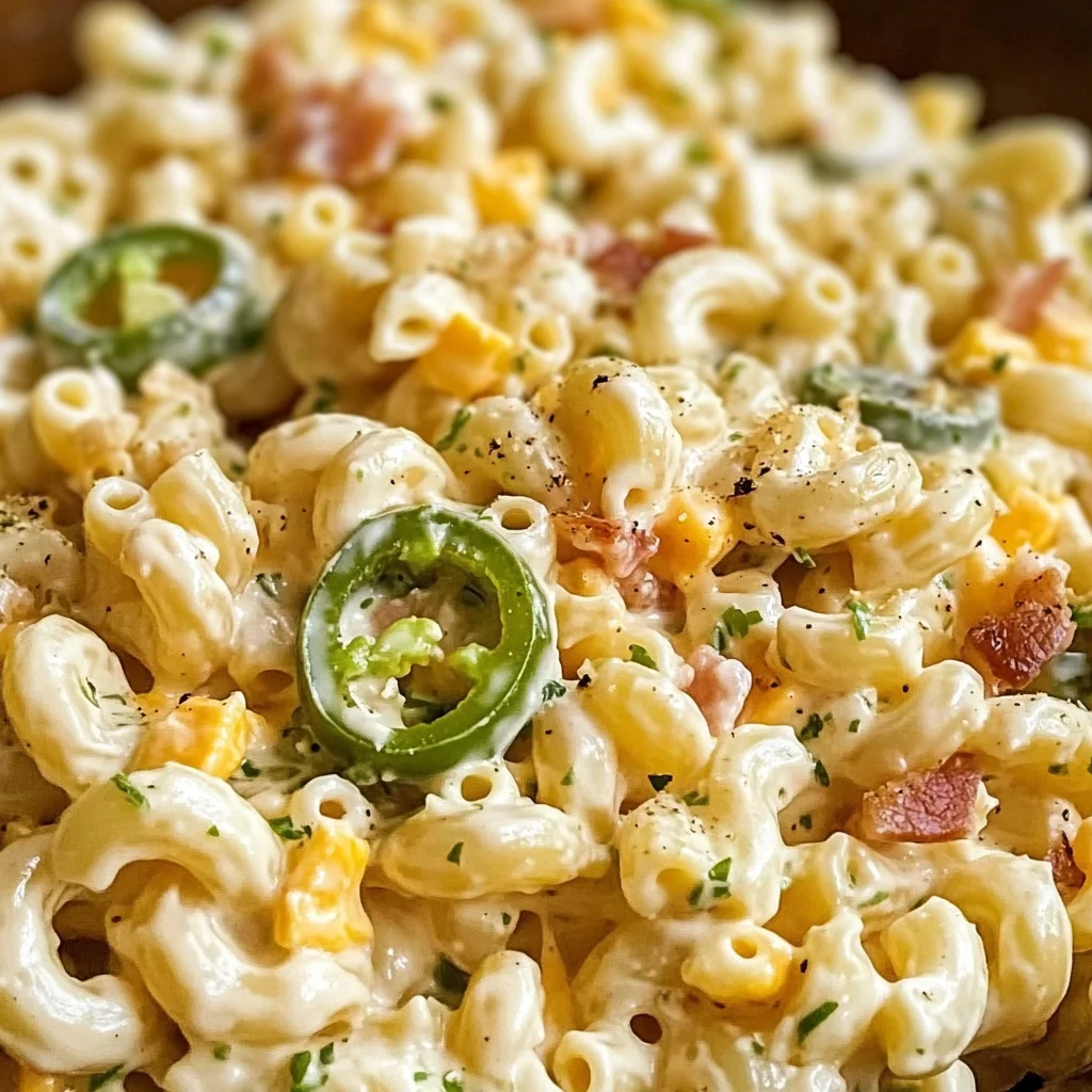 Jalapeno Popper Macaroni Salad