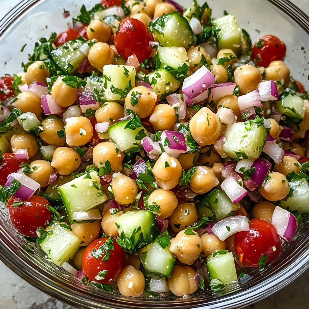Lemon Chickpea Salad (The Best Quick & Healthy Recipe)