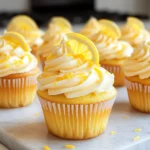 Lemon Cupcakes with Lemon Cream Cheese Frosting
