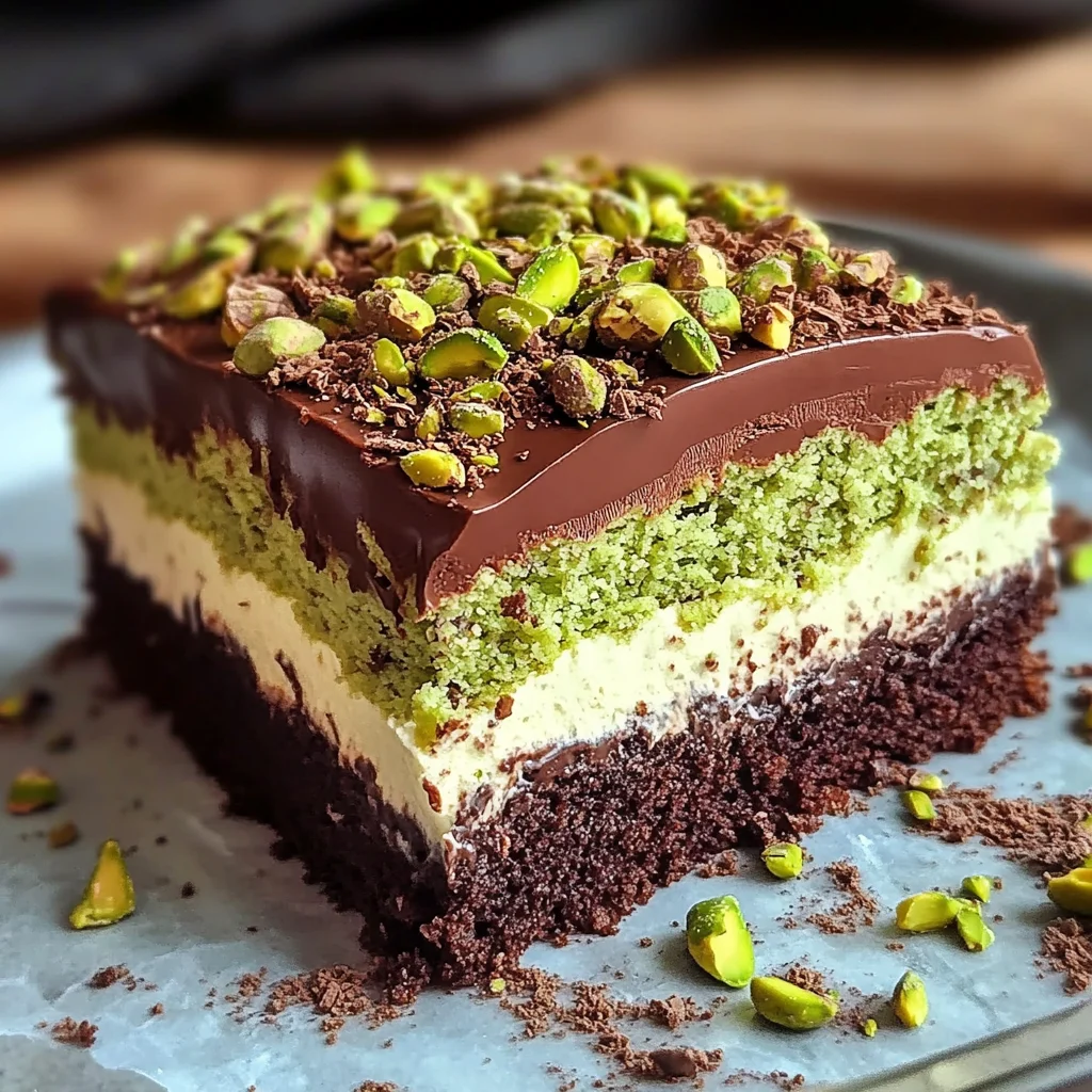 Luxurious Dubai Chocolate Pistachio Cake - theamazingfood