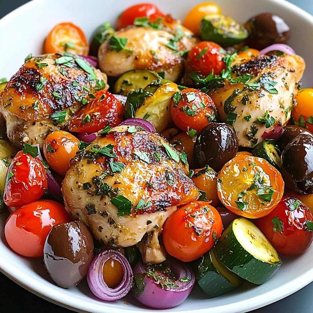 Mediterranean Greek Chicken Delight