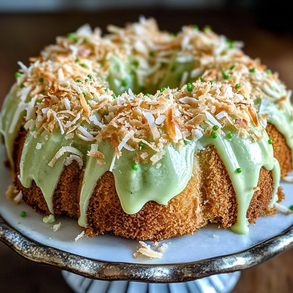 Mini Coconut Lime Bundt Cakes