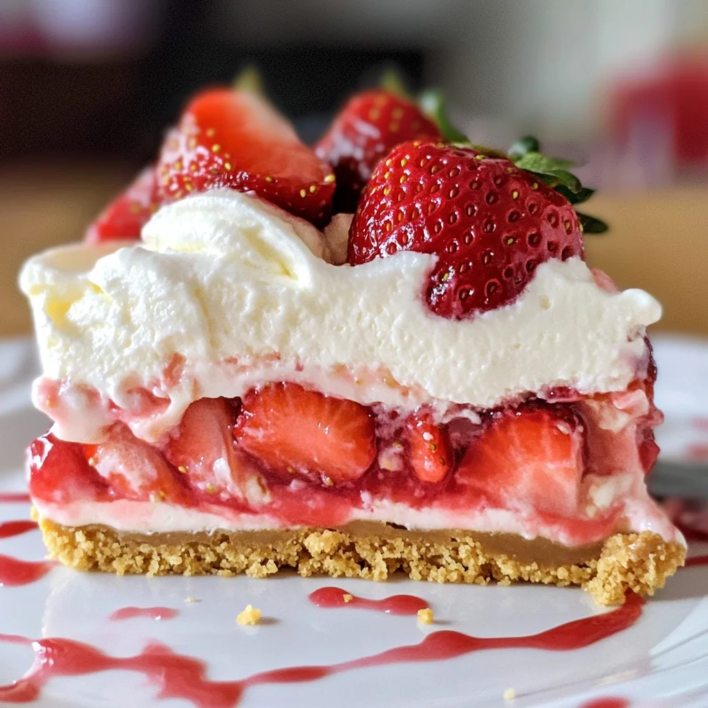 No-Bake Strawberry Delight