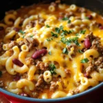 One Pot Chili Mac and Cheese