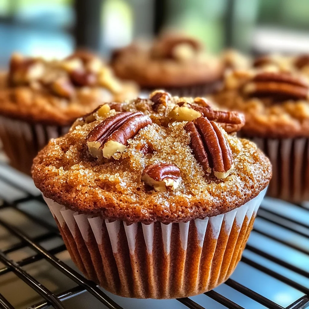 Pecan Pie Brown Sugar Muffins That Will Brighten Your Mornings