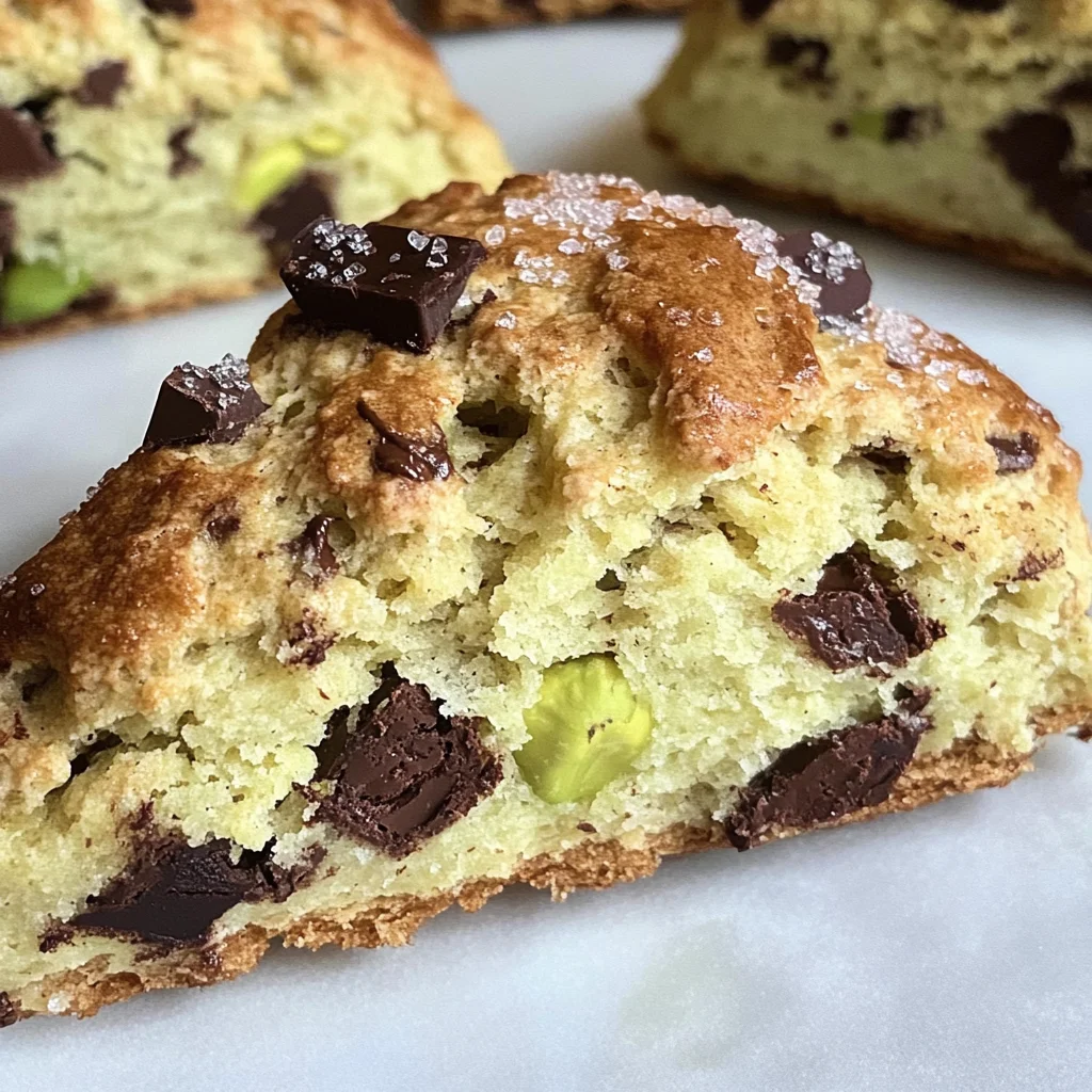 Pistachio Pudding Mix Scones