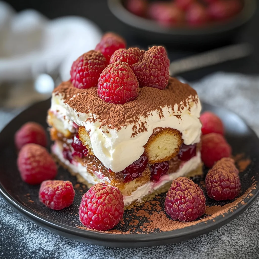 Raspberry Tiramisu