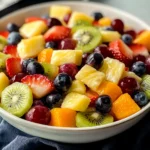 Refreshing Fruit Salad with Honey Lime Dressing