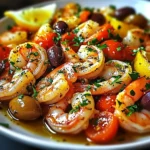 Savory Mediterranean Shrimp Skillet for Effortless Dinner Joy