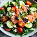 Smoked Salmon Greek Salad