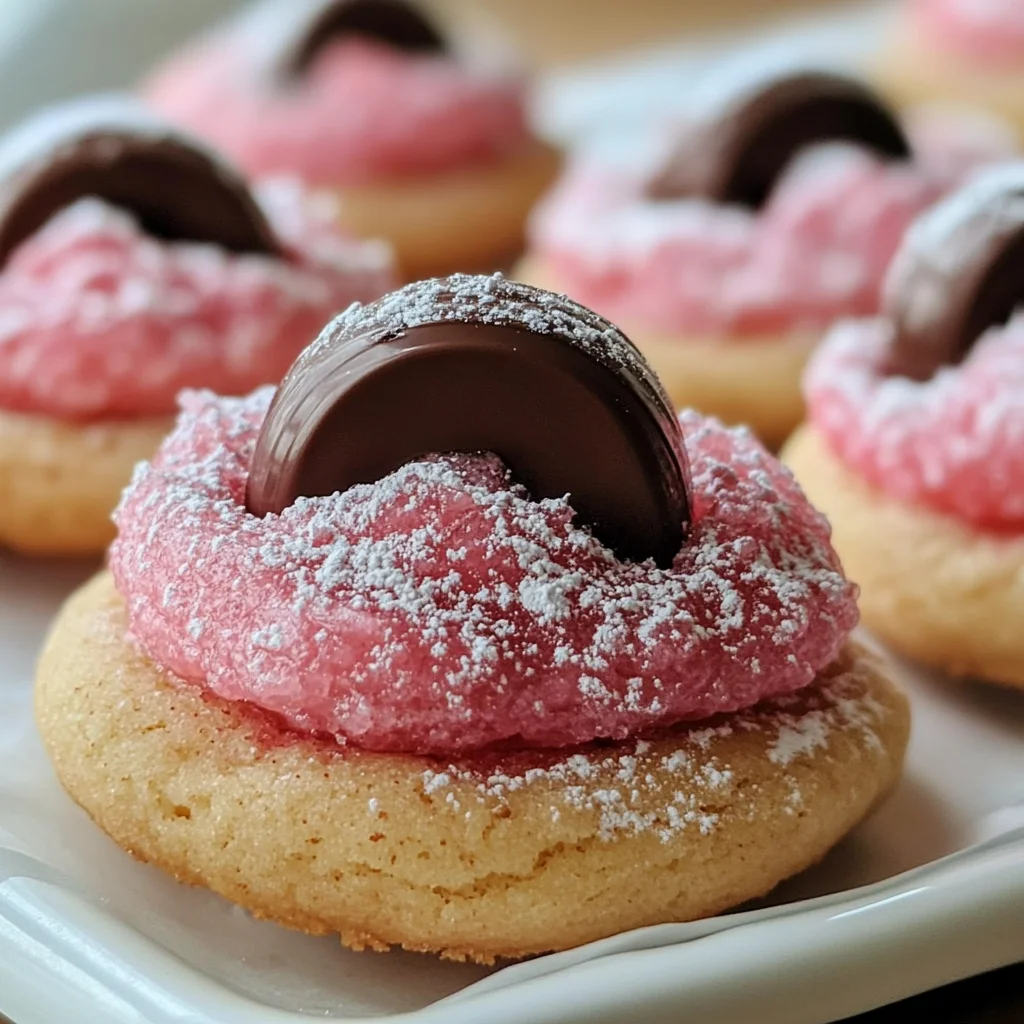 Strawberry Kiss Cookies