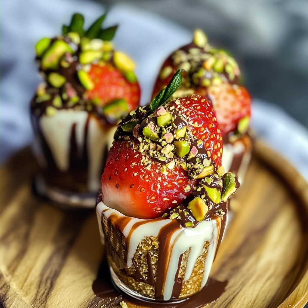 Viral Dubai Chocolate Strawberries
