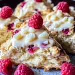 White Chocolate Raspberry Scones