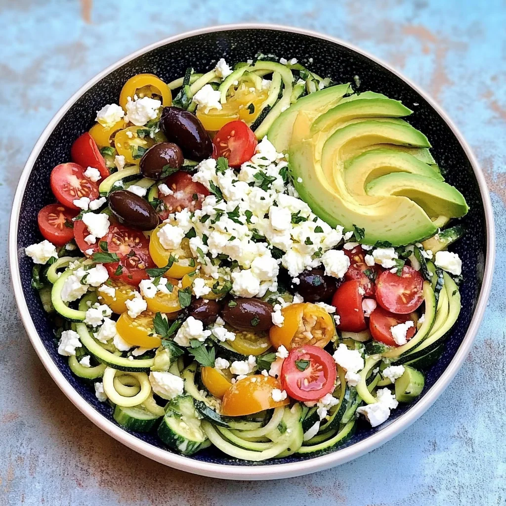 Zucchini Noodle Pasta Salad