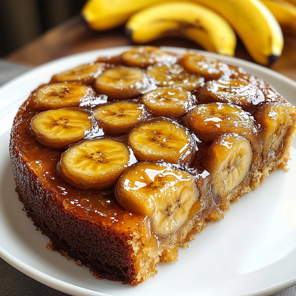 Banana Foster Upside Down Cake
