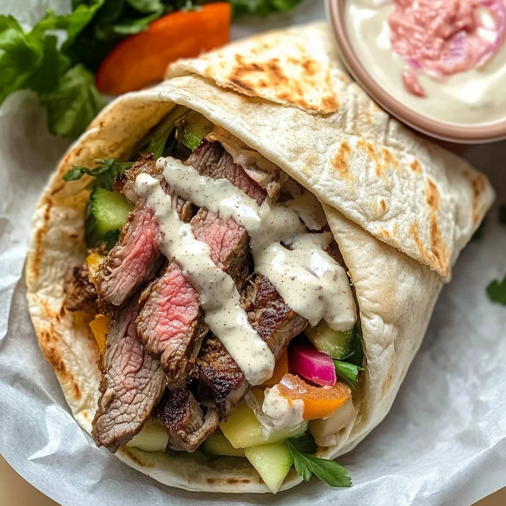 Beef Shawarma Wrap