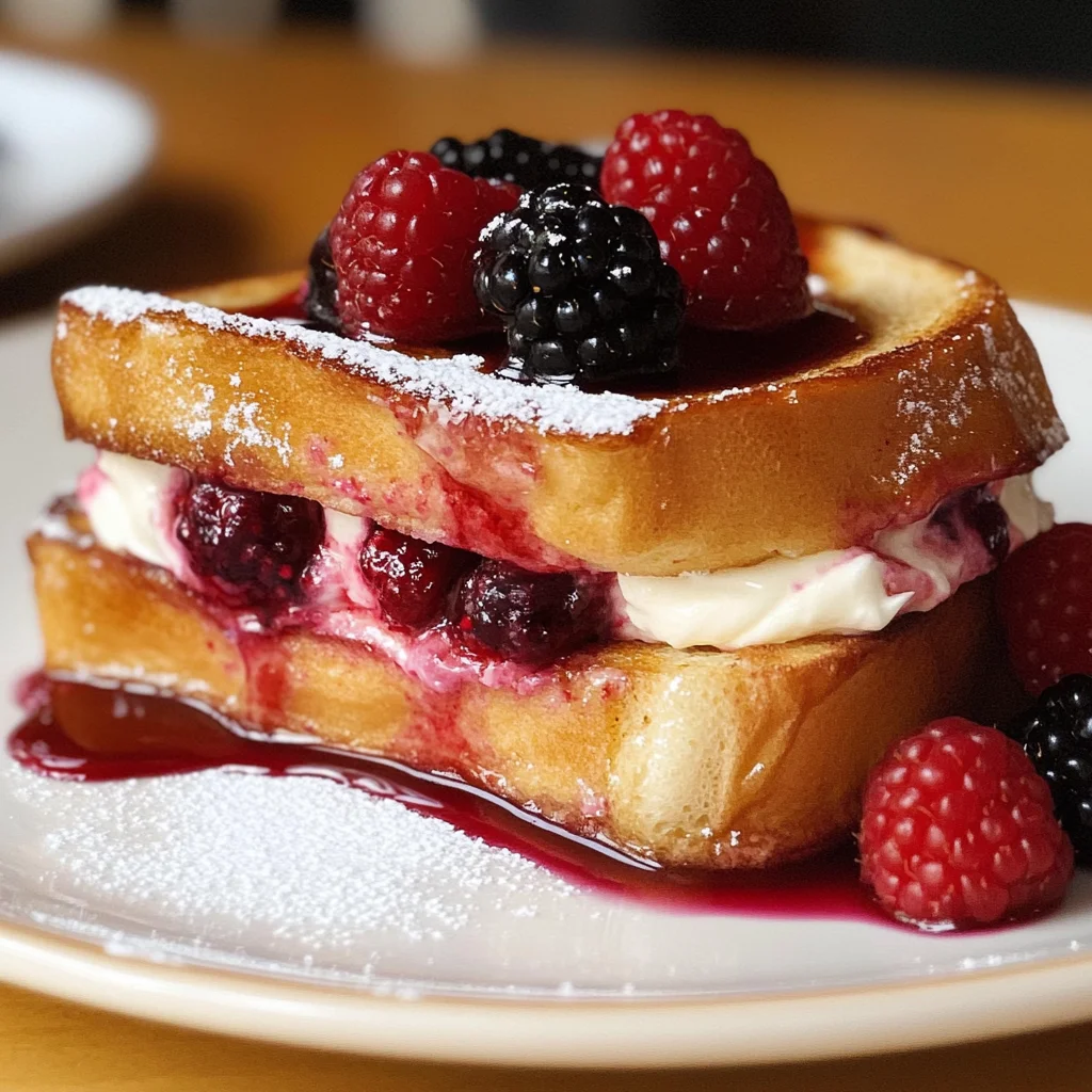 Berry Stuffed French Toast