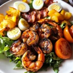 Blackened Shrimp Salad with Cchicken chicken hampagne Vinaigrette